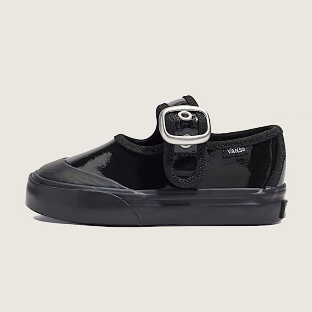 Vans Kids Gothic Shine Black Mary Jane | size 9 | NIB